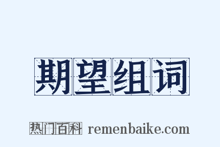 期望组词是什么意思的图片